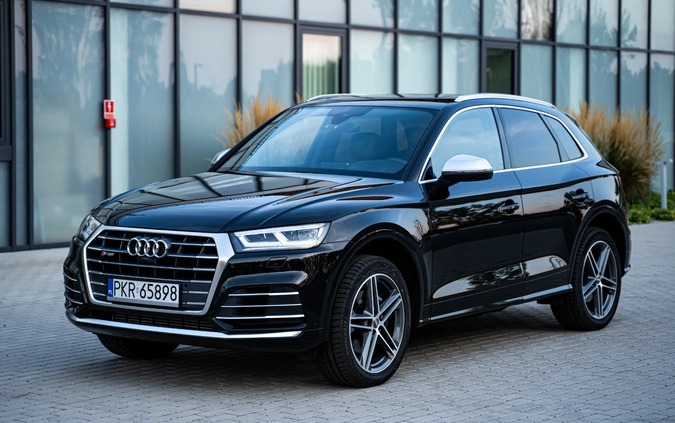 Audi SQ5 cena 163900 przebieg: 54000, rok produkcji 2018 z Krotoszyn małe 254